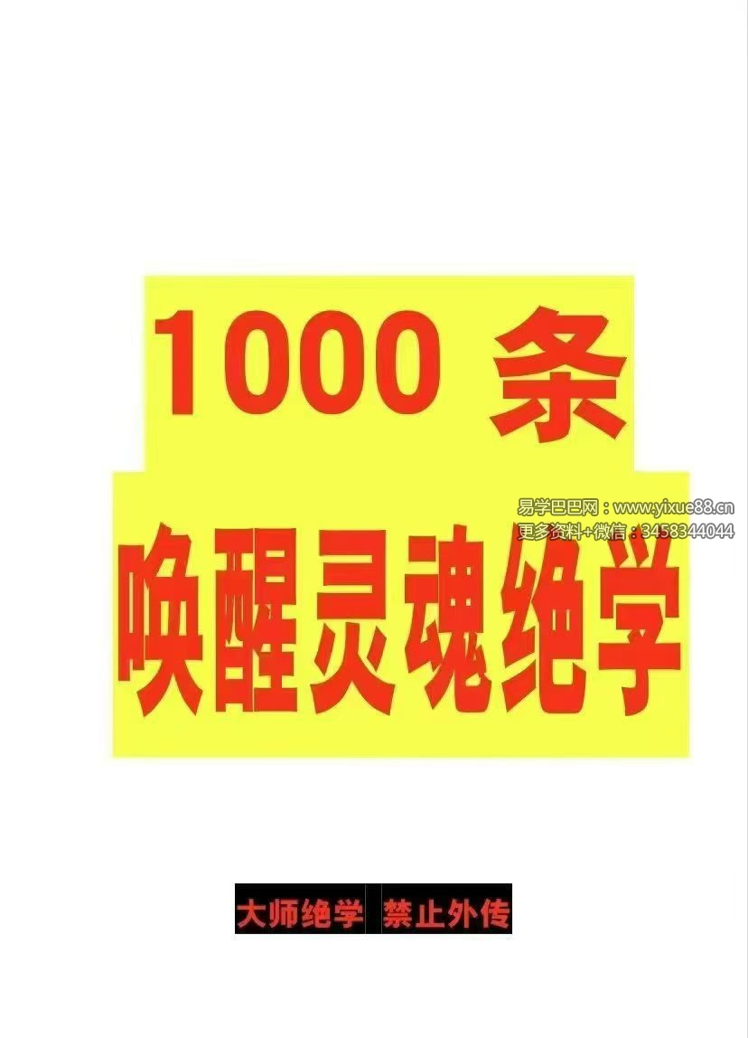 涂炜馨 1000条唤醒灵魂绝学266页